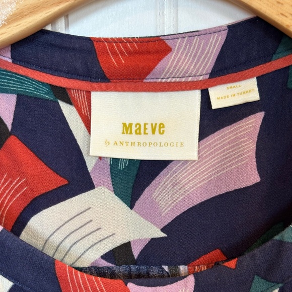 Anthropologie Maeve Cheyenne Peplum top - Picture 6 of 11